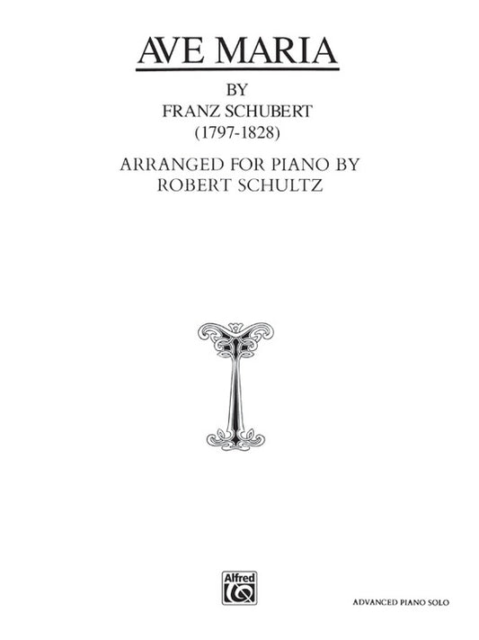 Ave Maria Piano Sheet Music