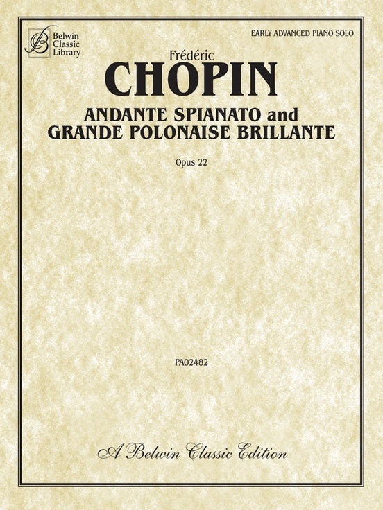 Andante Spianato Grande Polonaise for Piano Sheet Music