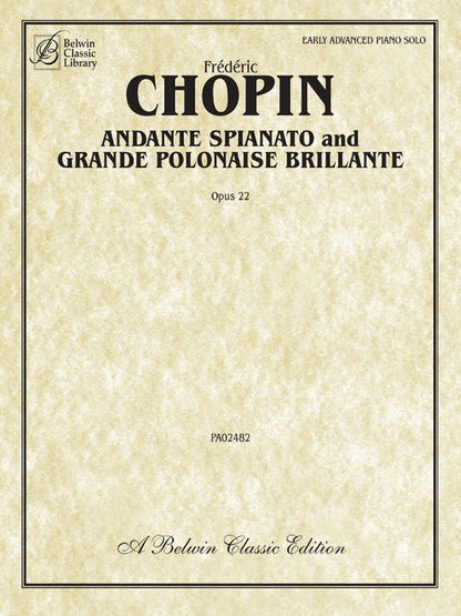 Andante Spianato Grande Polonaise for Piano Sheet Music
