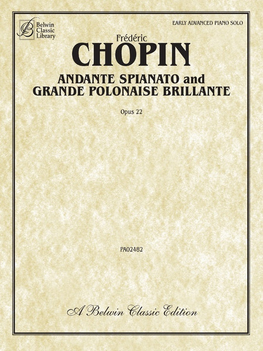 Andante Spianato Grande Polonaise for Piano Sheet Music