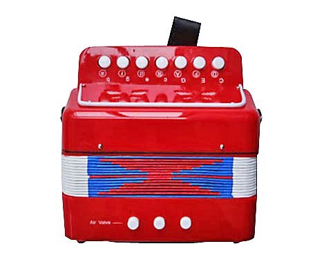 AMS PA815R Junior Button Accordion Red