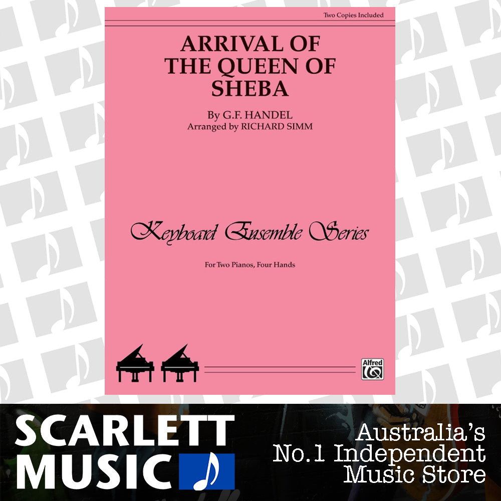 Arrival of the Queen of Sheba Piano Sheet Music Intermediate 2P4H — view 2