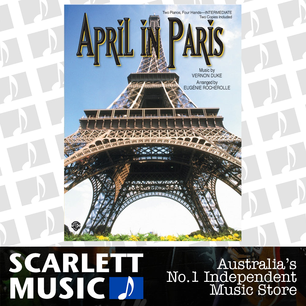 April in Paris Piano Sheet Music — view 2