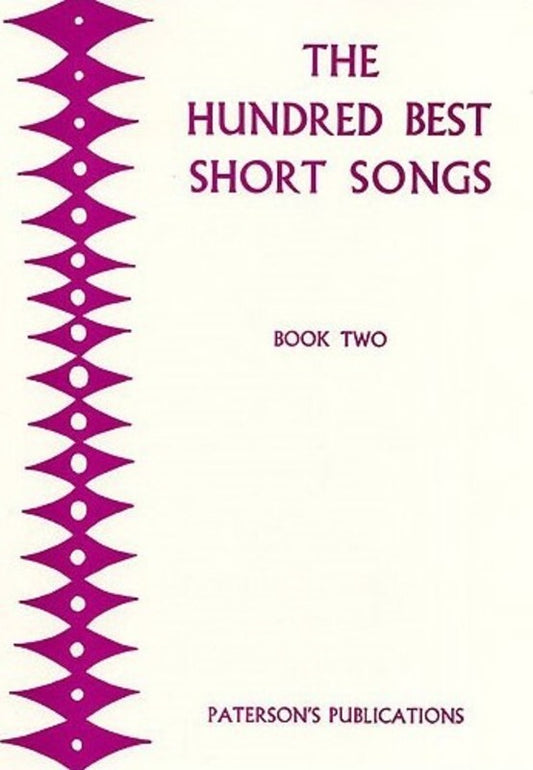 The 100 Best Short Songs Book 2 Voice/Piano