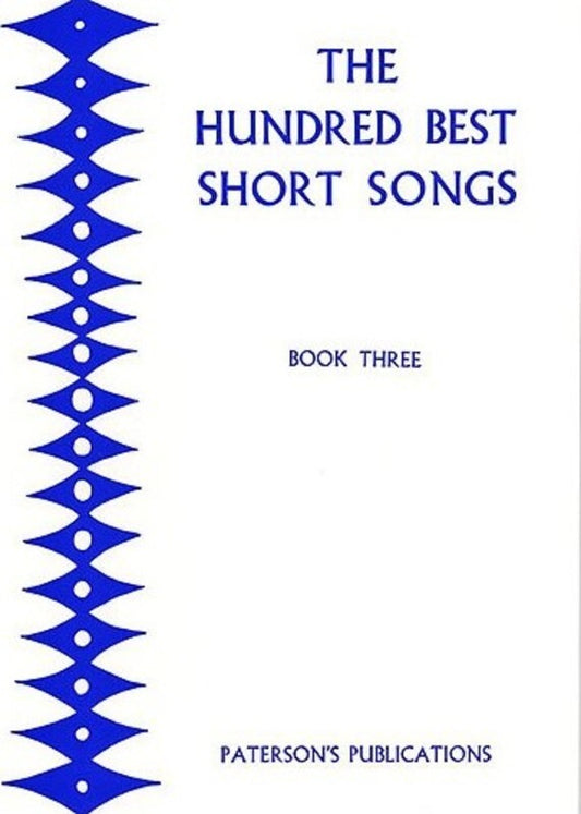 The 100 Best Short Songs Book 3 Voice/Piano (Softcover Book)