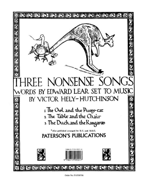 Hutchinson 3 Nonsense Songs