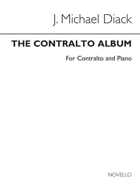 New Scottish Orpheus Contralto/Piano(Arc) Book