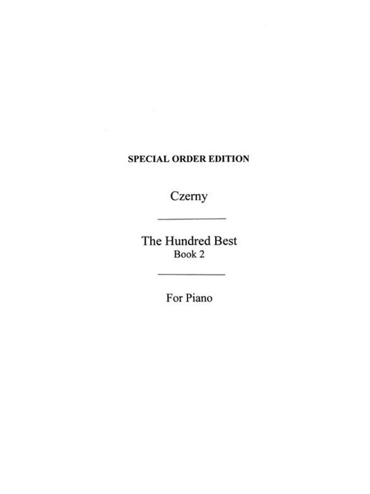 Czerny 100 Best Book 2 Piano(Arc) Book