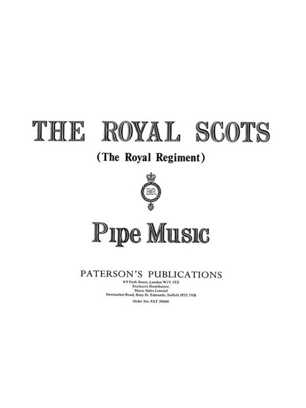 Royal Scots Book Of Pipe Music(Arc)