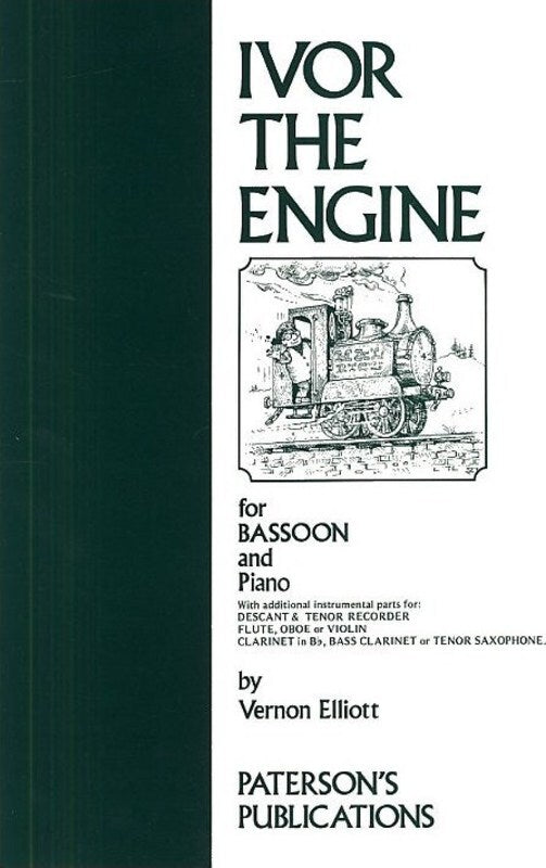Elliott Ivor The Engine Bassoon And Piano Book