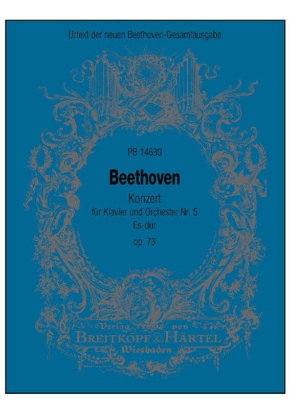 Piano Concerto No 5 Op 73 E Flat Score Book