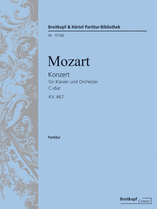 Piano Concerto No 21 C K 467 Score Book