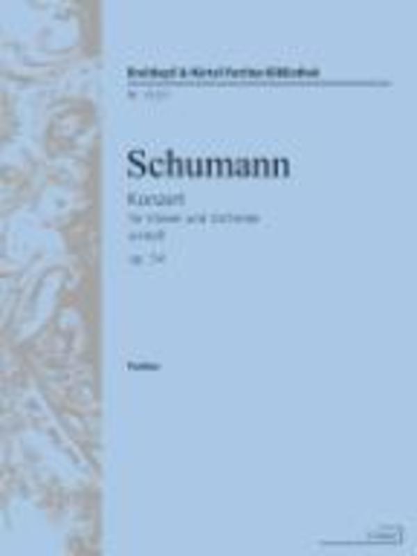 Piano Concerto A Min Op 54 Urtext Study Score (Softcover Book)