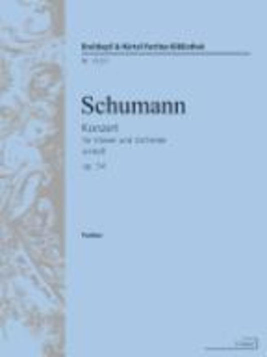 Piano Concerto A Min Op 54 Urtext Study Score (Softcover Book)