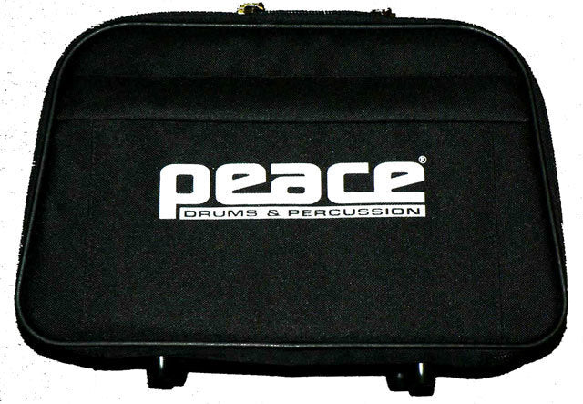 Peace Single Bass Drum Pedal Bag with External Pouch and Strap