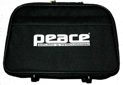 Peace Single Bass Drum Pedal Bag with External Pouch and Strap