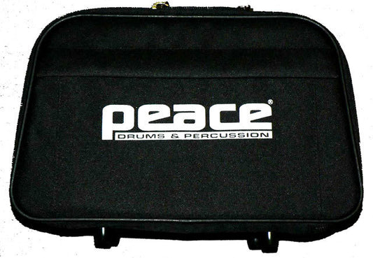 Peace Single Bass Drum Pedal Bag with External Pouch and Strap