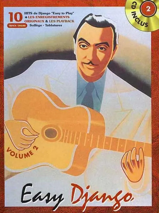 Easy Django Book 2 BK/CD Guitar TAB by Django Reinhardt
