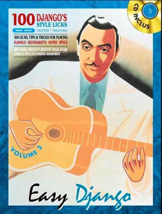 Easy Django Book 3 Book/CD Guitar TAB (Softcover Book/CD)
