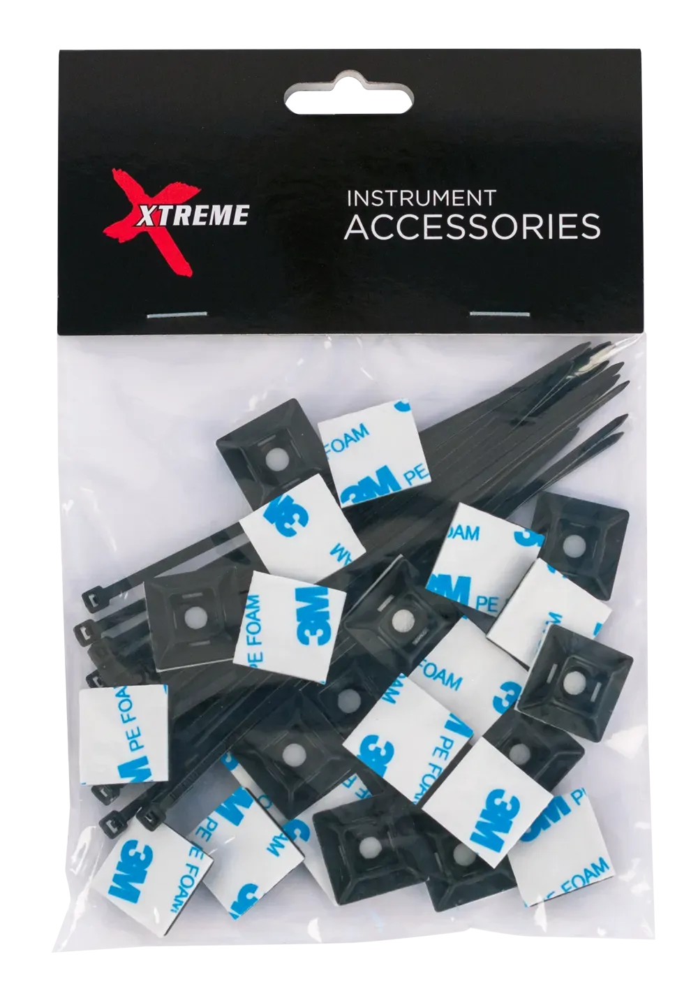Xtreme Cable Management Kit for Pedal Boards with Ties and Mounts — view 2
