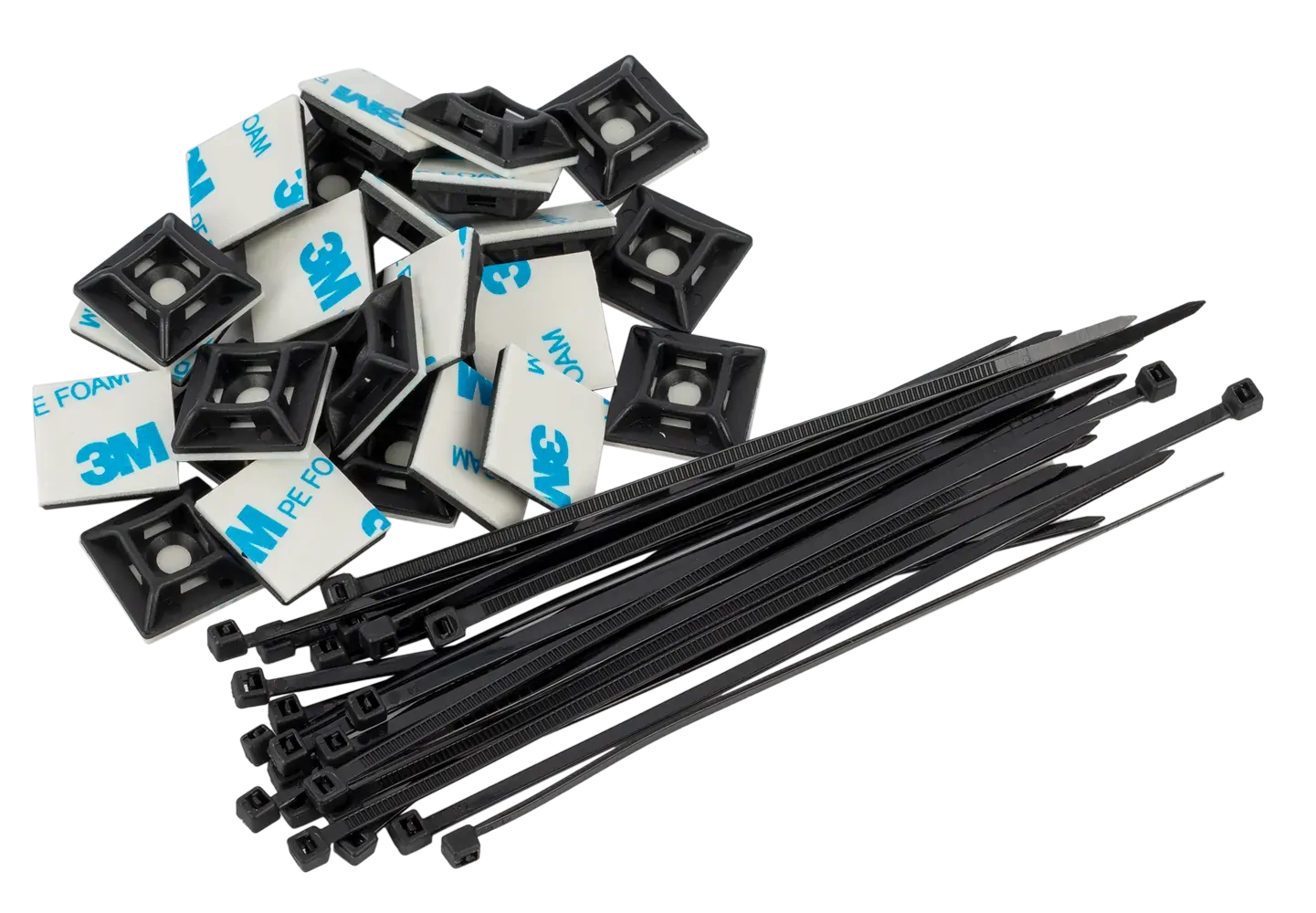 Xtreme Cable Management Kit for Pedal Boards with Ties and Mounts