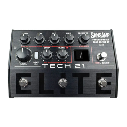 Tech 21 SansAmp Programmable Bass Driver DI Elite PBDR-EL