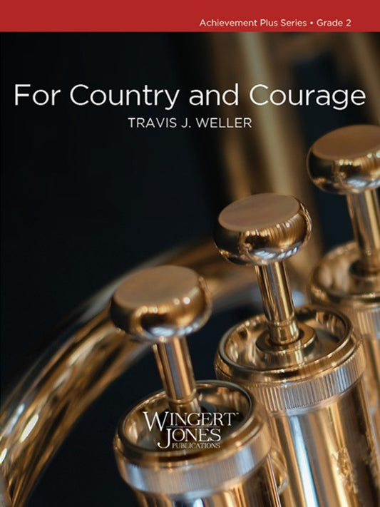 For Country And Courage Cb2 Sc/Pts Score/Parts
