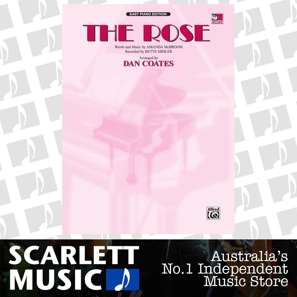 The Rose Easy Piano Arrangement by Dan Coates — view 2