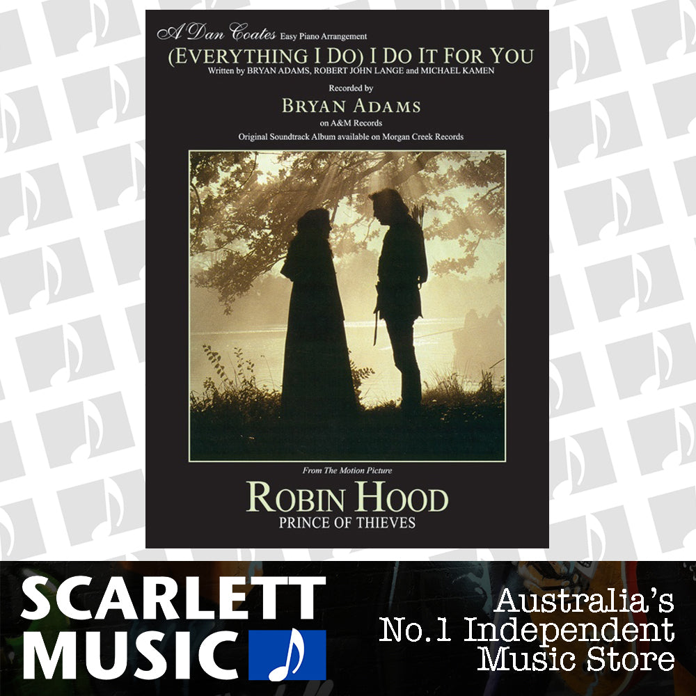 Everything I Do I Do It For You Piano Sheet Music — view 2