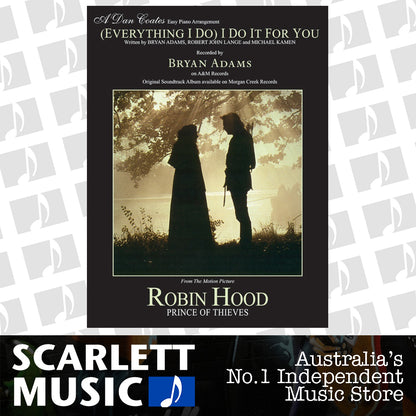 Everything I Do I Do It For You Piano Sheet Music — view 2