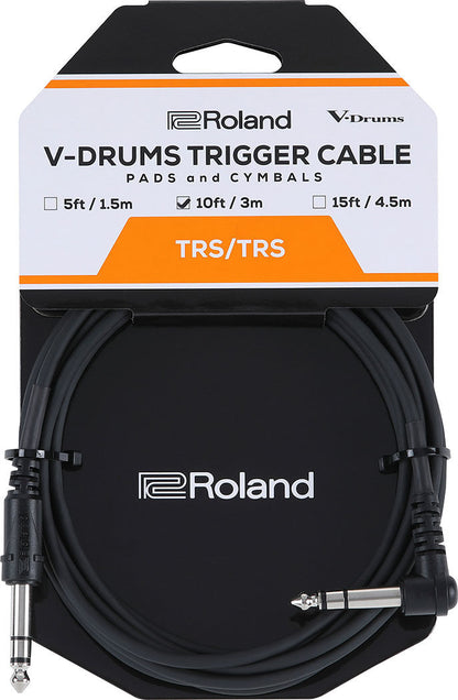 ROLAND PCS-15-TRA 15ft V-Drums Trigger Cable - High-Quality Connection for V-Pads & V-Cymbals, Low-Profile Right-Angle Connector — view 5