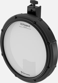Roland PDX-12 V-Pad 12" Mesh Drum Pad - Tension Adjustable, Snare/Tom Compatible, Authentic Rebound, Enhanced Rim Shot Performance