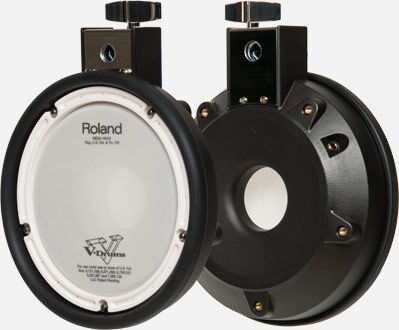 ROLAND PDX-6 V-Pad - 6.5" Mesh Tom Pad with Dual Triggering for TD-4KX, Compact Design, 8" Rim