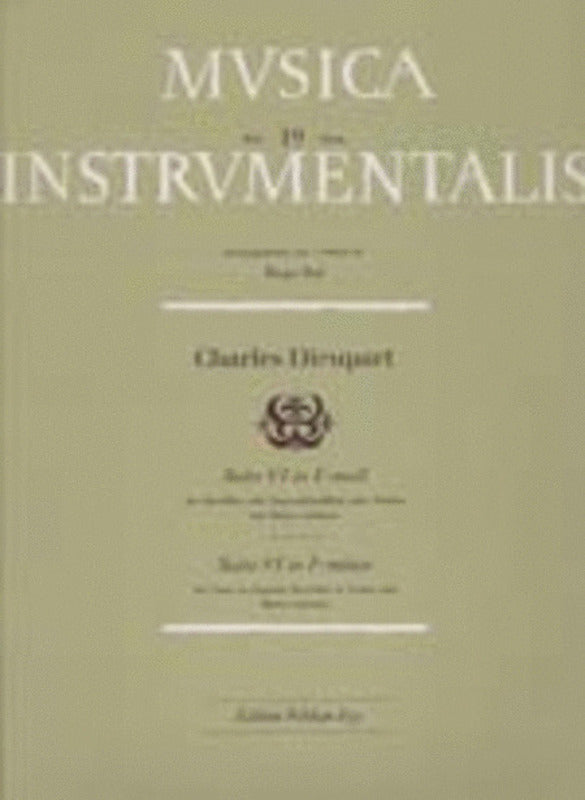 Suite No 6 F Min Des Or Violin/Piano Book