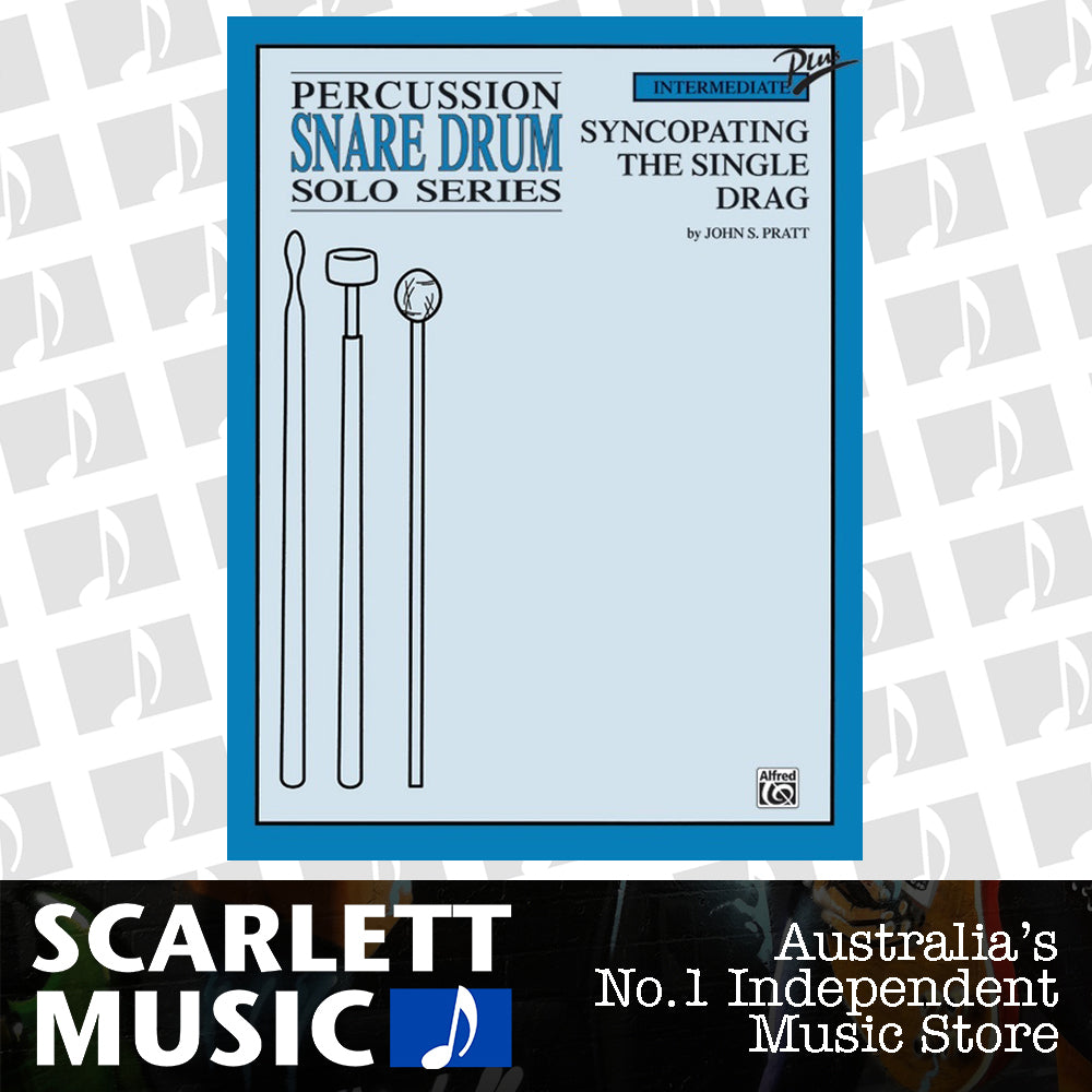 Syncopating Single Drag Snare Drum Sheet Music — view 2