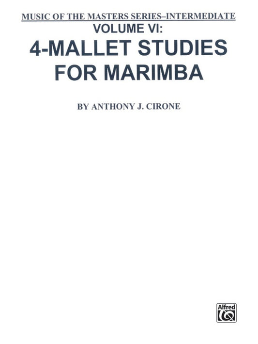 Mallet Studies 4 For Marimba Book 6