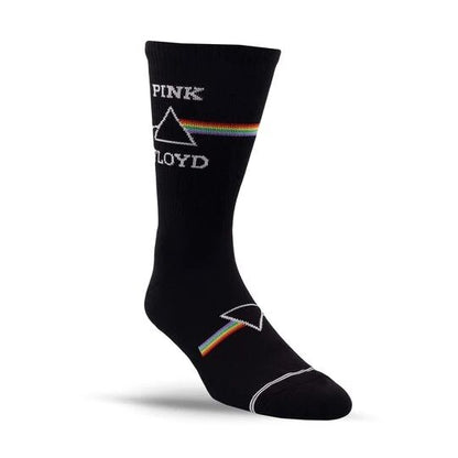 Perris Licensed Pink Floyd Dark Side of the Moon Large Crew Socks - Black (1 Pair) — view 2
