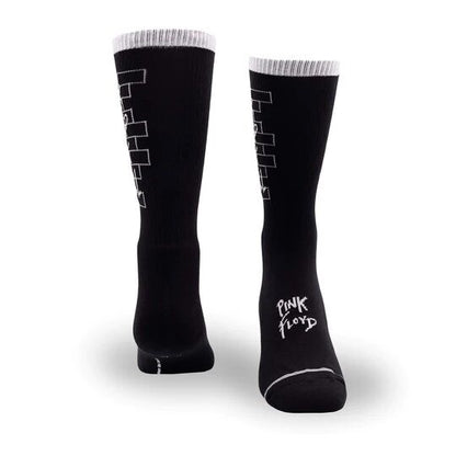 Perris Licensed Pink Floyd "The Wall" Large Crew Socks in Black - 1 Pair — view 3