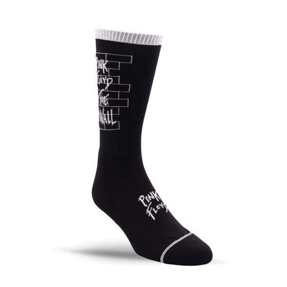 Perris Licensed Pink Floyd "The Wall" Large Crew Socks in Black - 1 Pair — view 2