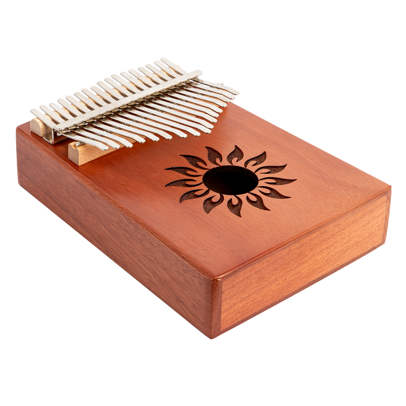 Angel Kalimba 17 Note Case with Accessories and Engraved Notes — view 2