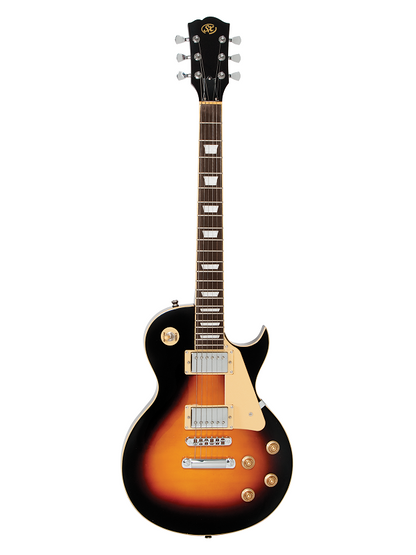 SX LP-Style Electric Guitar Pack with 10W Amp, Tuner, Gig Bag, Strap, Picks, Lead & Online Lessons — view 4