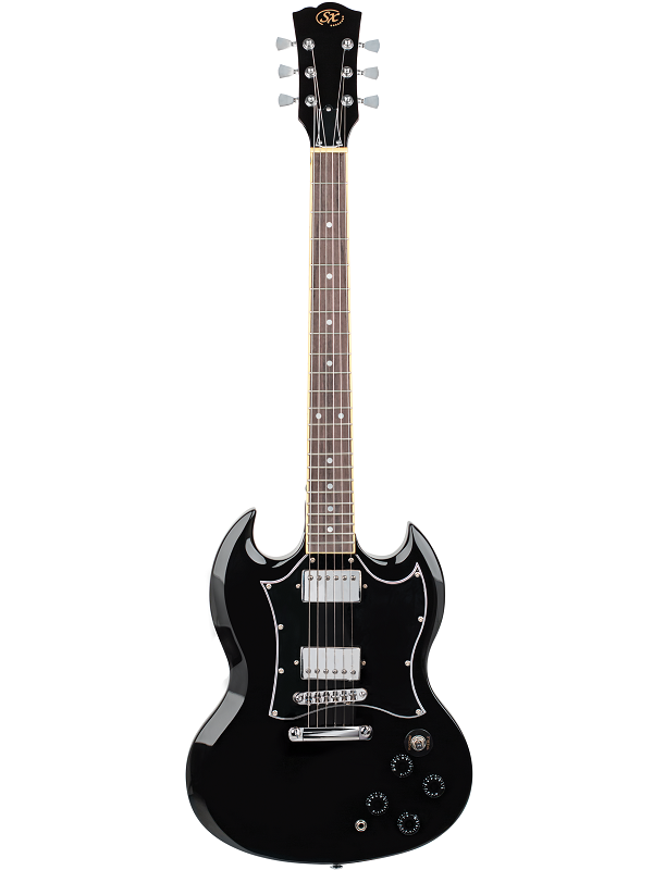 SX PKSE4SK SG-Style Electric Guitar Pack with Amp, Tuner, Gig Bag, Strap, Picks, Lead, and Online Lessons — view 2