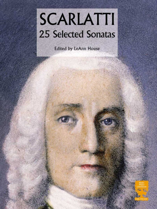 Scarlatti: 25 Selected Sonatas for Piano, Edited by Lee Ann House, Published by Carl Fischer, 96 Pages