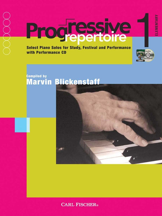 Progressive Repertoire 1 - Piano Solo Book/CD by Marvin Blickenstaff, Carl Fischer PL1207