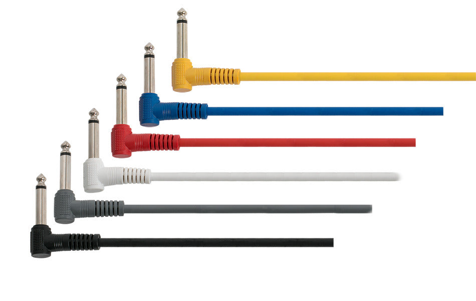 AUSTRALASIAN 1 Foot Patch Lead Cable Right Angle (Single)