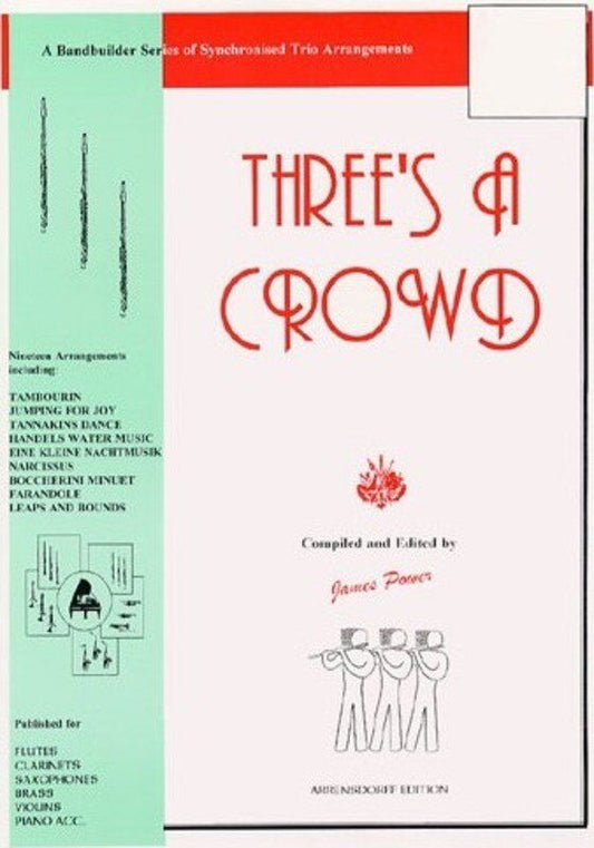 Three's A Crowd Book 3 - Violin Trios by James Power