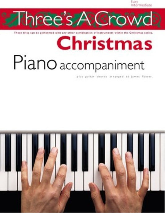 Threes A Crowd Xmas Piano Acc Book