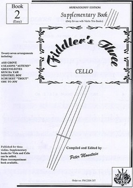 Fiddlers Three Book 2 Cello Supp. Book