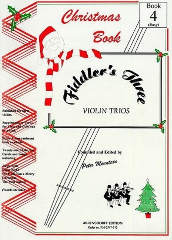 Fiddlers Three Xmas Violin Book