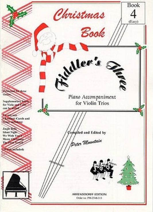 Fiddlers Three Xmas Piano Acc Book